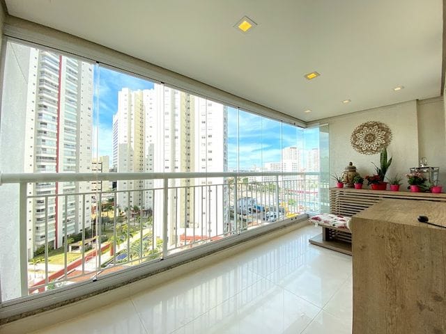 Foto do Apartamento - Apartamento á 450m da Estação Imperatriz Leopoldina da CPTM com 2 suítes, 2 vagas de garagem, varanda Gourmet com churrasqueira | Vista Livre