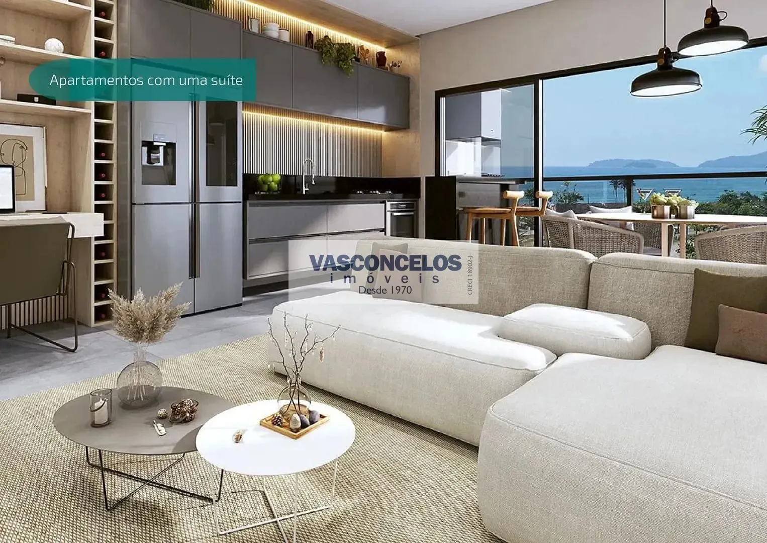 Apartamento, 1 quarto, 60 m² - Foto 1