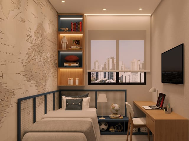 Apartamento com 82m² 2 quartos e 1 banheiro, à venda, no bairro Bosque da Saúde em São Paulo