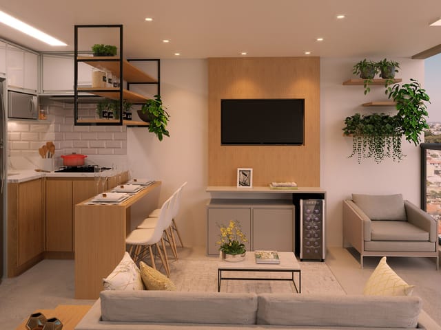 Apartamento com 82m² 2 quartos e 1 banheiro, à venda, no bairro Bosque da Saúde em São Paulo