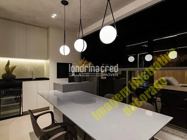 Apartamento com 205m² 3 quartos e 3 banheiros, à venda, no bairro Fazenda Gleba Palhano em Londrina