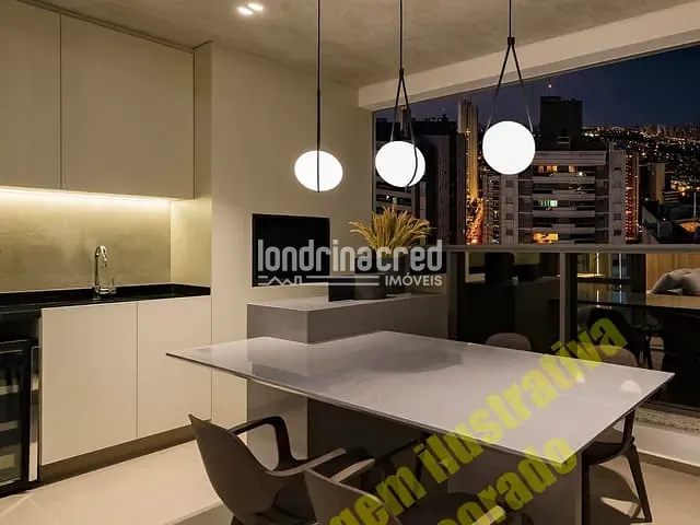 Apartamento com 205m² 3 quartos e 3 banheiros, à venda, no bairro Fazenda Gleba Palhano em Londrina