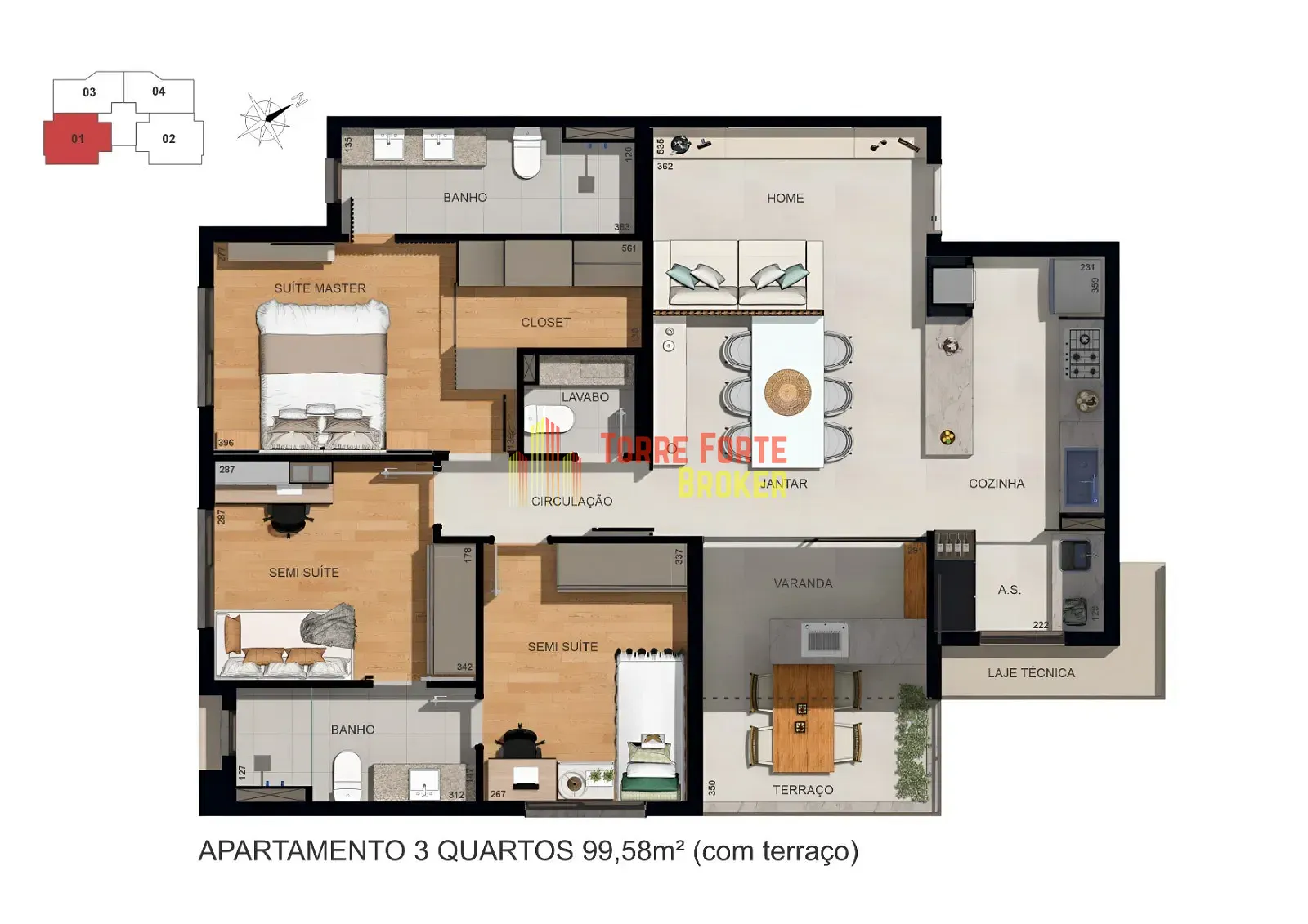 Apartamento, 3 quartos, 81 m² - Foto 19