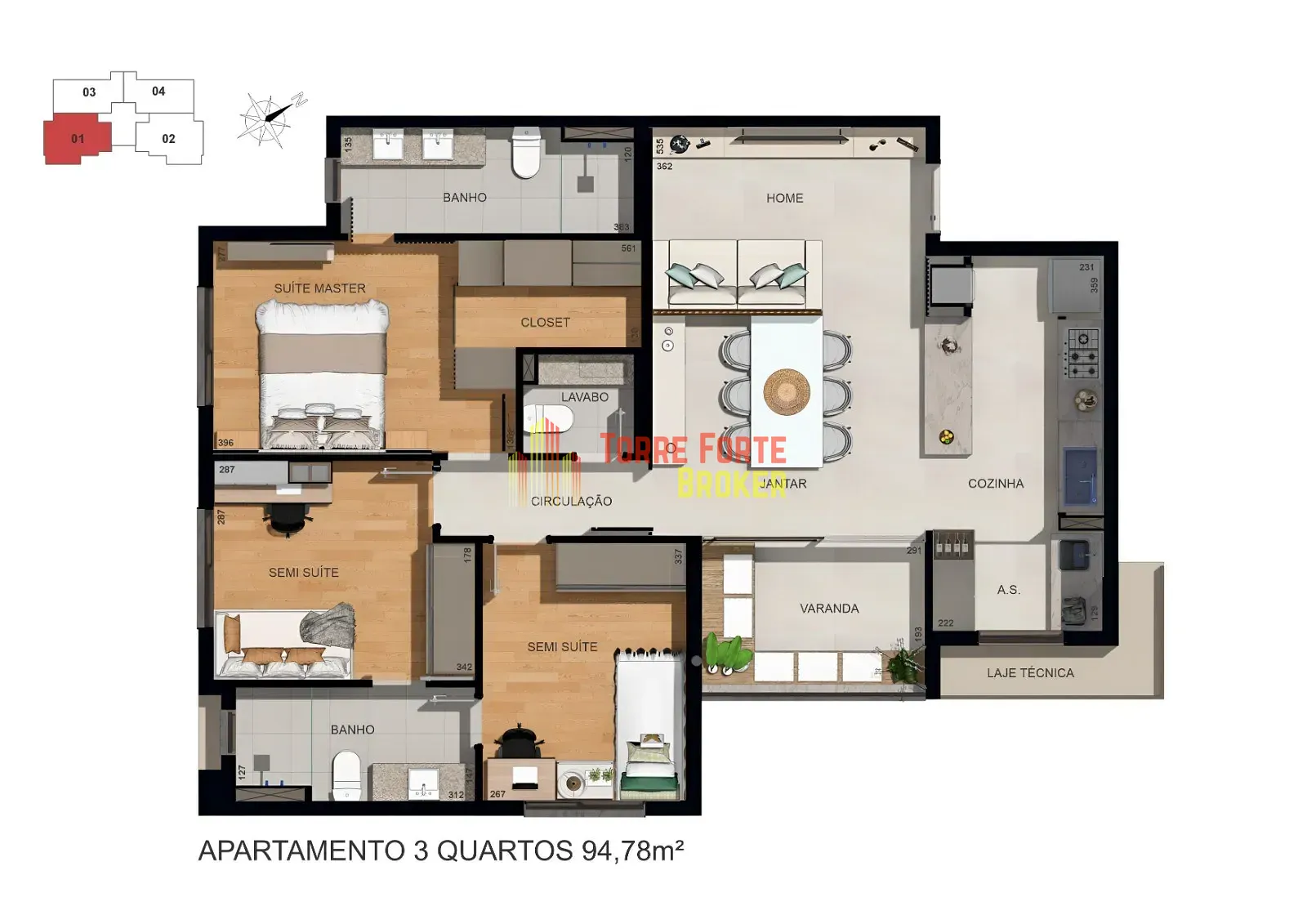 Apartamento, 3 quartos, 81 m² - Foto 18