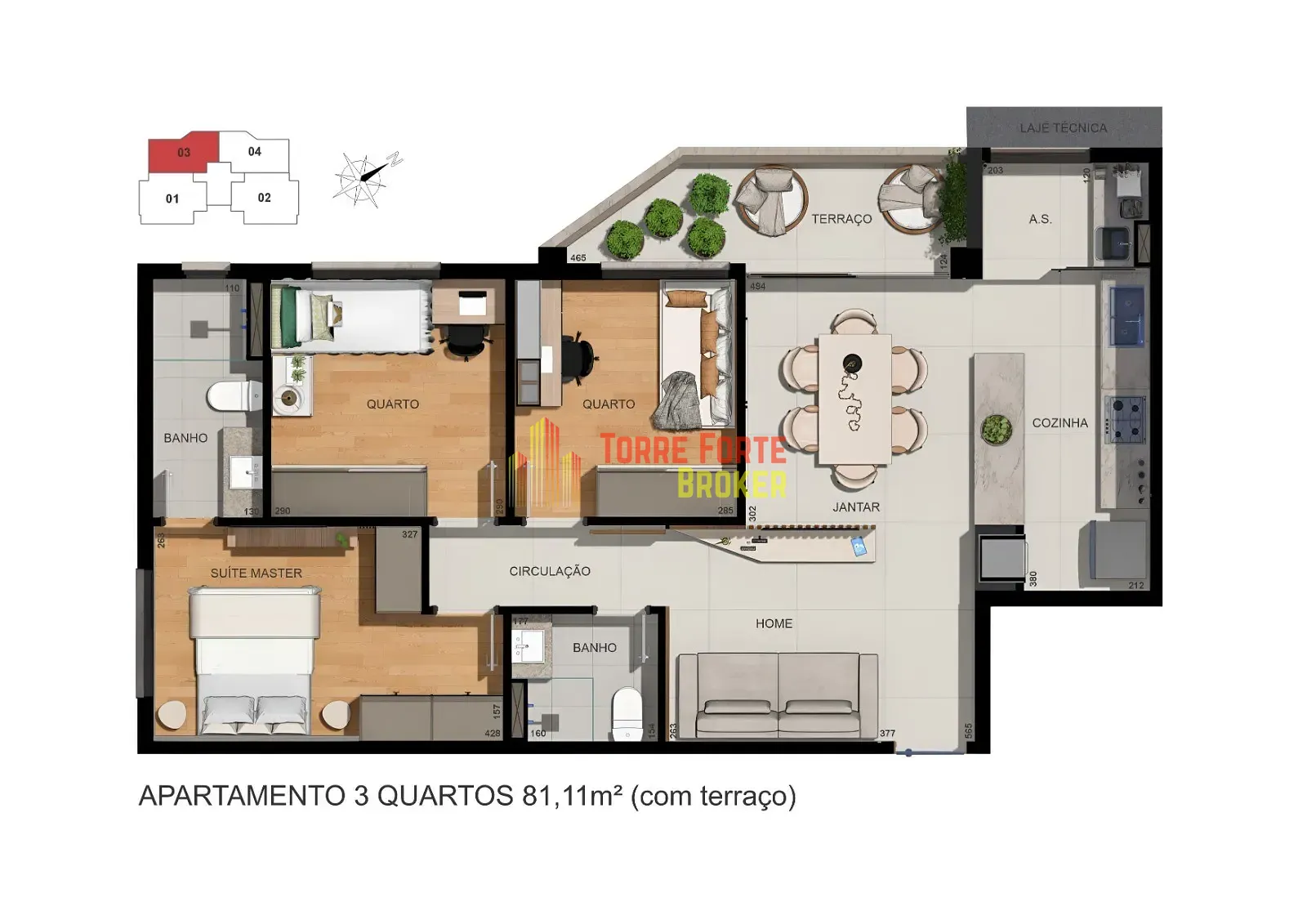 Apartamento, 3 quartos, 81 m² - Foto 15