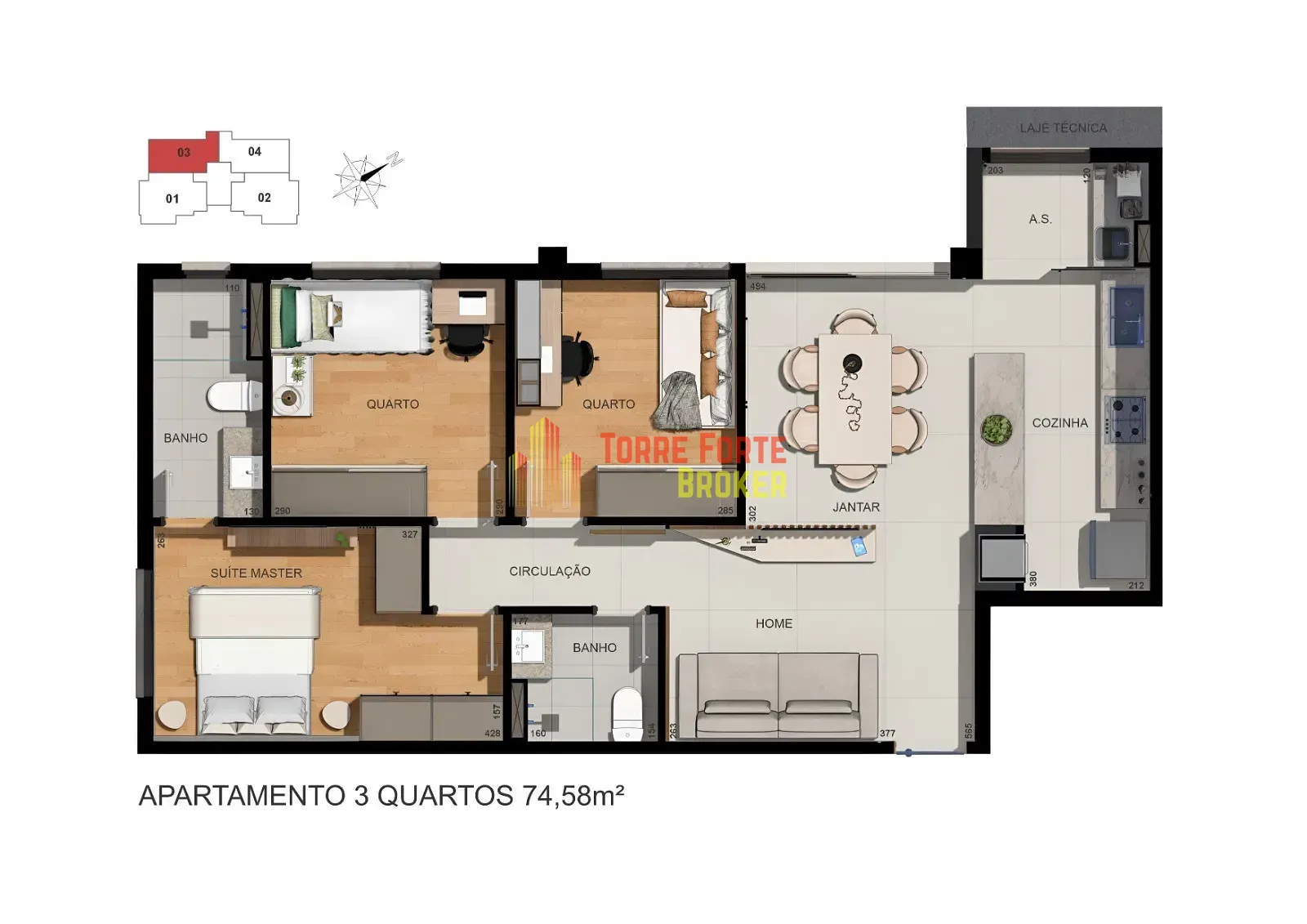 Apartamento, 3 quartos, 81 m² - Foto 20