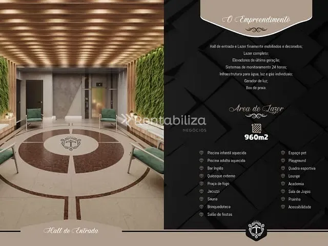 Apartamento 2 quartos e 2 banheiros, à venda, no bairro Morretes em Itapema