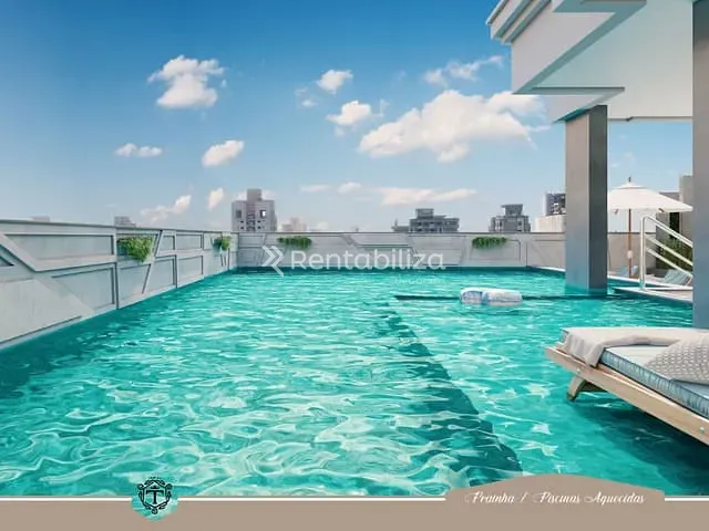 Apartamento 2 quartos e 2 banheiros, à venda, no bairro Morretes em Itapema