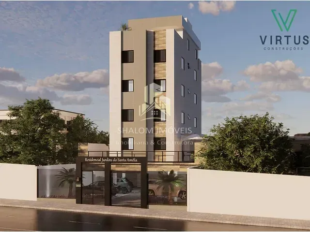 Apartamento 2 quartos e 1 banheiro, à venda, no bairro Santa Amélia em Belo Horizonte