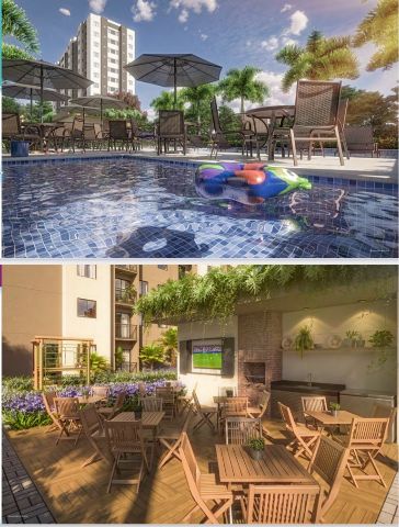 Apartamento com 35m² 2 quartos e 1 banheiro, à venda, no bairro Jacarepaguá em Rio de Janeiro