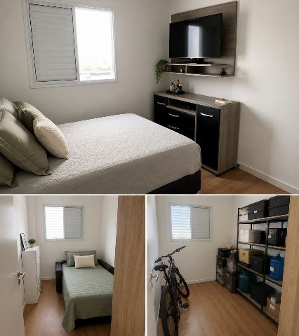 Apartamento com 68m² 3 quartos e 2 banheiros, à venda, no bairro São Luiz (Polvilho) em Cajamar