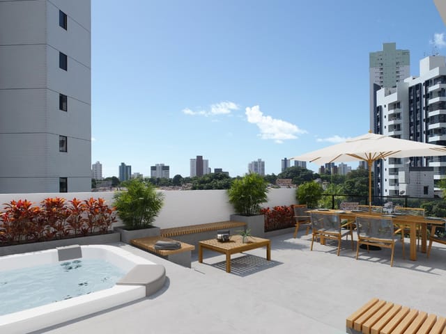Apartamento com 31m² 1 quarto e 1 banheiro, à venda, no bairro Brisamar em João Pessoa