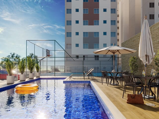 Apartamento 2 quartos e 1 banheiro, à venda, no bairro Gávea em Vespasiano