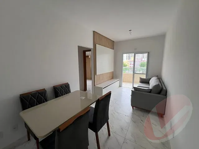 Apartamento com 65m² 2 quartos e 1 banheiro, à venda, no bairro Caiçara em Praia Grande