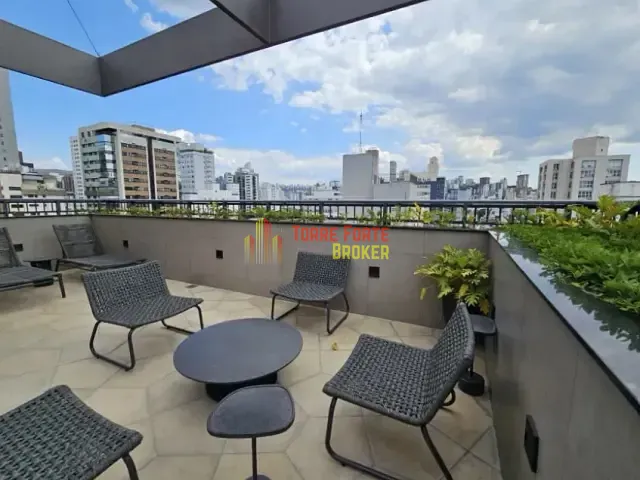 Apartamento com 47m² 1 quarto e 1 banheiro, para alugar, no bairro Santo Agostinho em Belo Horizonte