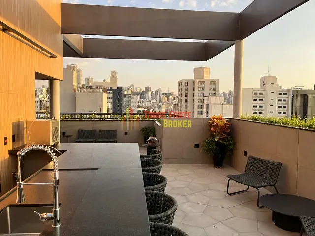 Apartamento com 47m² 1 quarto e 1 banheiro, para alugar, no bairro Santo Agostinho em Belo Horizonte