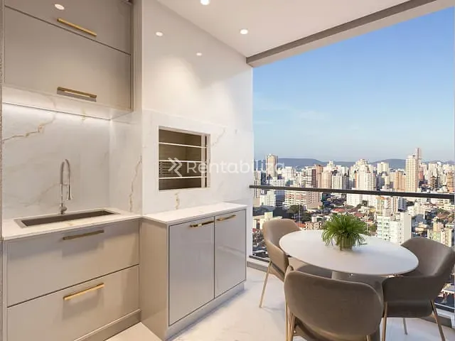 Apartamento 2 quartos e 1 banheiro, à venda, no bairro Jardim Praia Mar em Itapema