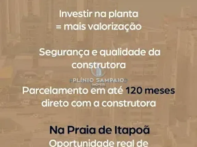 Apartamento com 50m² 1 quarto e 1 banheiro, à venda, no bairro Praia de Itapoa em Vila Velha