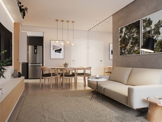 Apartamento com 33m² 1 quarto e 1 banheiro, à venda, no bairro Intermares em Cabedelo