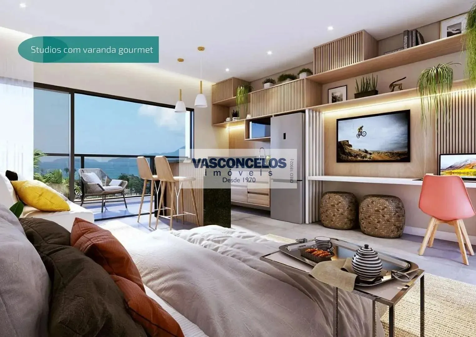 Apartamento, 1 quarto, 37 m² - Foto 2