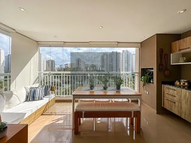 Apartamento com 107m² 3 quartos e 4 banheiros, à venda, no bairro Vila Andrade em São Paulo