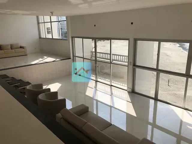 Apartamento com 235m² 4 quartos e 5 banheiros, à venda, no bairro Ilha Porchat em São Vicente