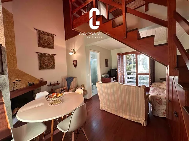 Apartamento 1 quarto e 2 banheiros, à venda, no bairro Jardim das Pérolas em Campos do Jordão
