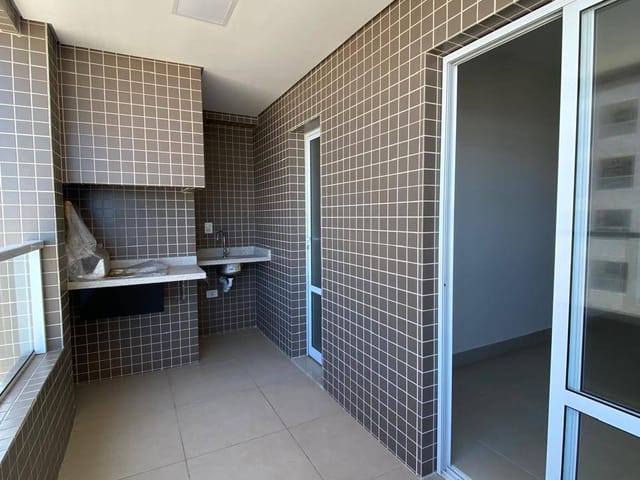 Foto do Apartamento - Apartamento 1 suíte, vaga demarcada, vista para o mar com churrasqueira - Jd. Real - Res. Iris | Volpi Negócios Imobiliários