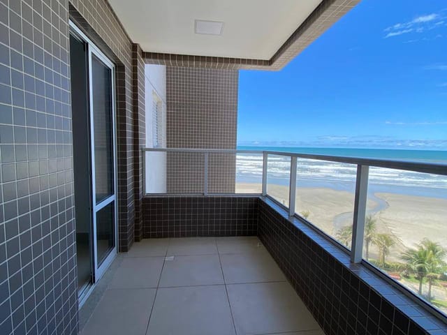 Foto do Apartamento - Apartamento 1 suíte, vaga demarcada, vista para o mar com churrasqueira - Jd. Real - Res. Iris | Volpi Negócios Imobiliários