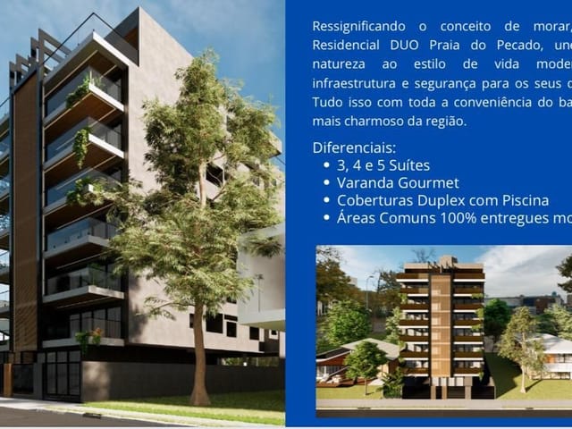 Apartamento com 144m² 3 quartos e 4 banheiros, à venda, no bairro Praia do Pecado em Macaé