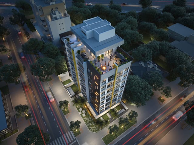 Apartamento 1 quarto e 1 banheiro, à venda, no bairro Mercês em Curitiba