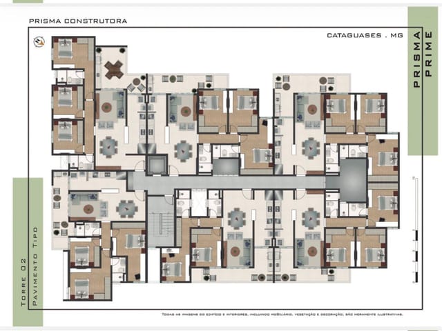 Apartamento 3 quartos e 1 banheiro, à venda, no bairro Colinas em Cataguases