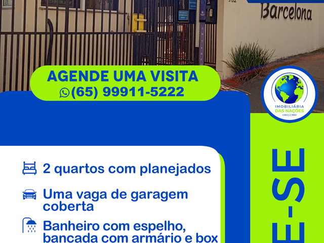 Apartamento 2 quartos e 1 banheiro, à venda, no bairro Centro-Norte em Cuiabá