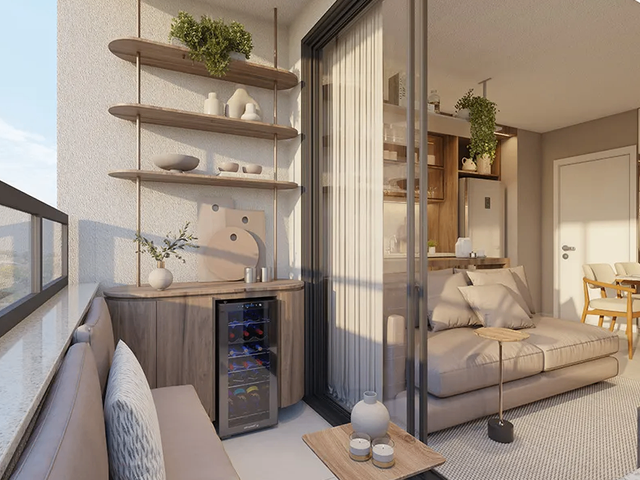 Apartamento 2 quartos e 2 banheiros, à venda, no bairro Serrano em Belo Horizonte
