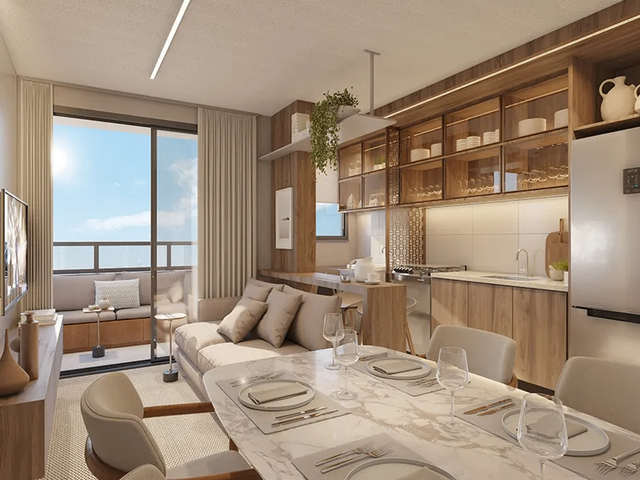 Apartamento 2 quartos e 2 banheiros, à venda, no bairro Serrano em Belo Horizonte