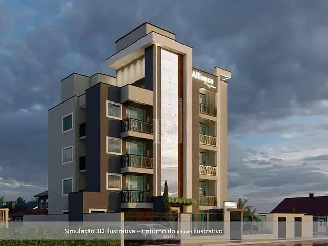 Apartamento 2 quartos e 2 banheiros, à venda, no bairro Areias em Tijucas