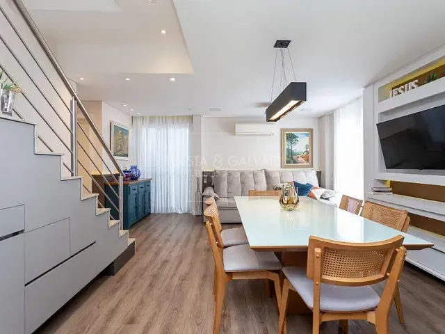 Apartamento com 179m² 3 quartos e 3 banheiros, à venda, no bairro Santa Quitéria em Curitiba