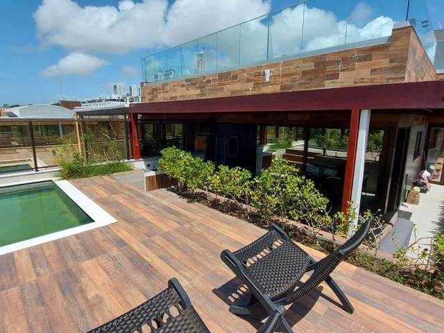 Cobertura / Penthouse com 115m² 2 quartos e 1 banheiro, à venda, no bairro Cabo Branco em João Pessoa