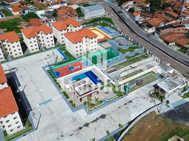 Apartamento 2 quartos e 1 banheiro, à venda, no bairro Marcelo Dédda em Barra dos Coqueiros