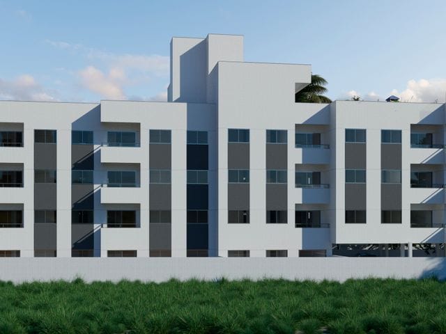 Apartamento com 60m² 2 quartos e 1 banheiro, à venda, no bairro Ponta de Campina em Cabedelo