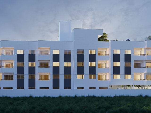 Apartamento com 60m² 2 quartos e 1 banheiro, à venda, no bairro Ponta de Campina em Cabedelo