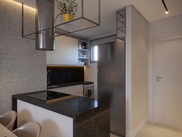 Apartamento com 60m² 2 quartos e 1 banheiro, à venda, no bairro Ponta de Campina em Cabedelo