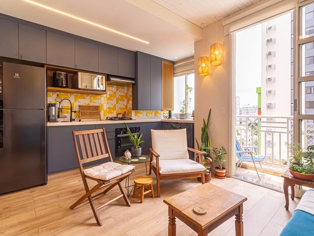 Apartamento com 50m² 1 quarto e 2 banheiros, para alugar, no bairro Perdizes em São Paulo