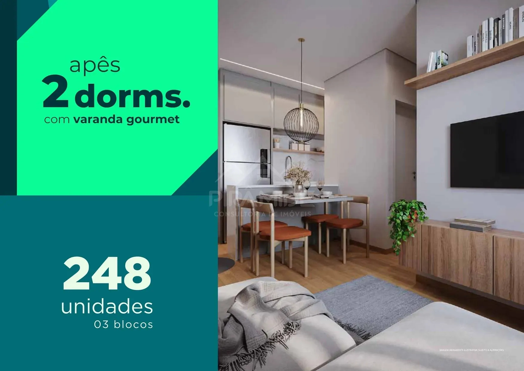 Apartamento, 2 quartos, 50 m² - Foto 3