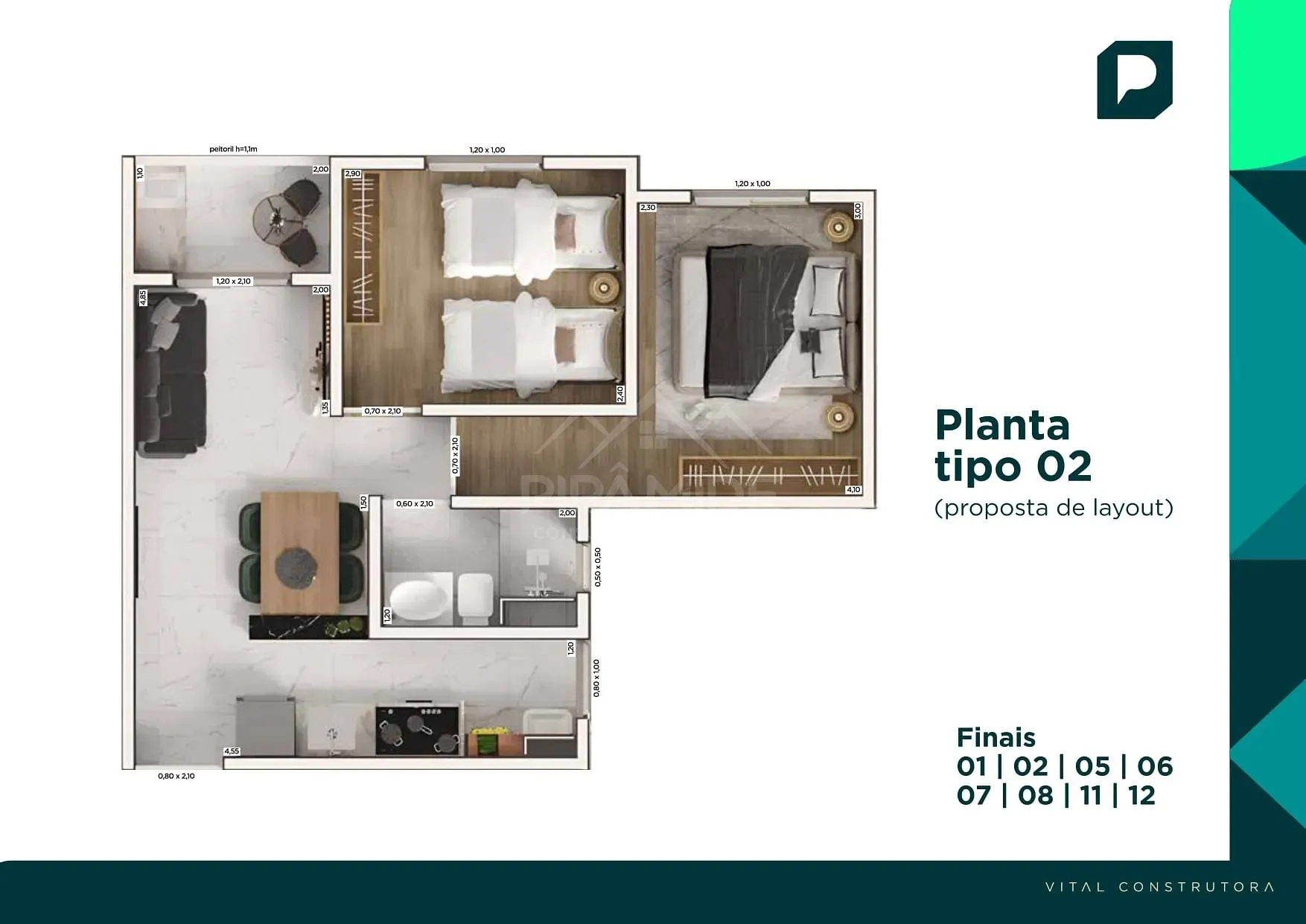 Apartamento, 2 quartos, 50 m² - Foto 20