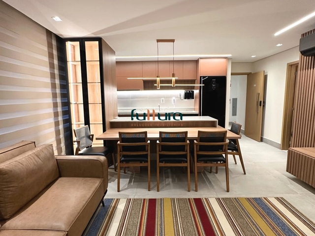 Apartamento com 98m² 3 quartos e 3 banheiros, para alugar, no bairro Setor Bueno em Goiânia