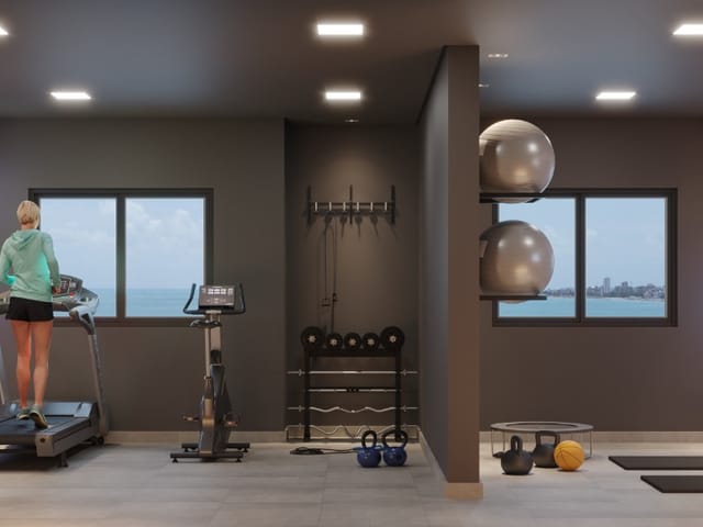 Apartamento com 26m² 1 quarto e 1 banheiro, à venda, no bairro Intermares em Cabedelo