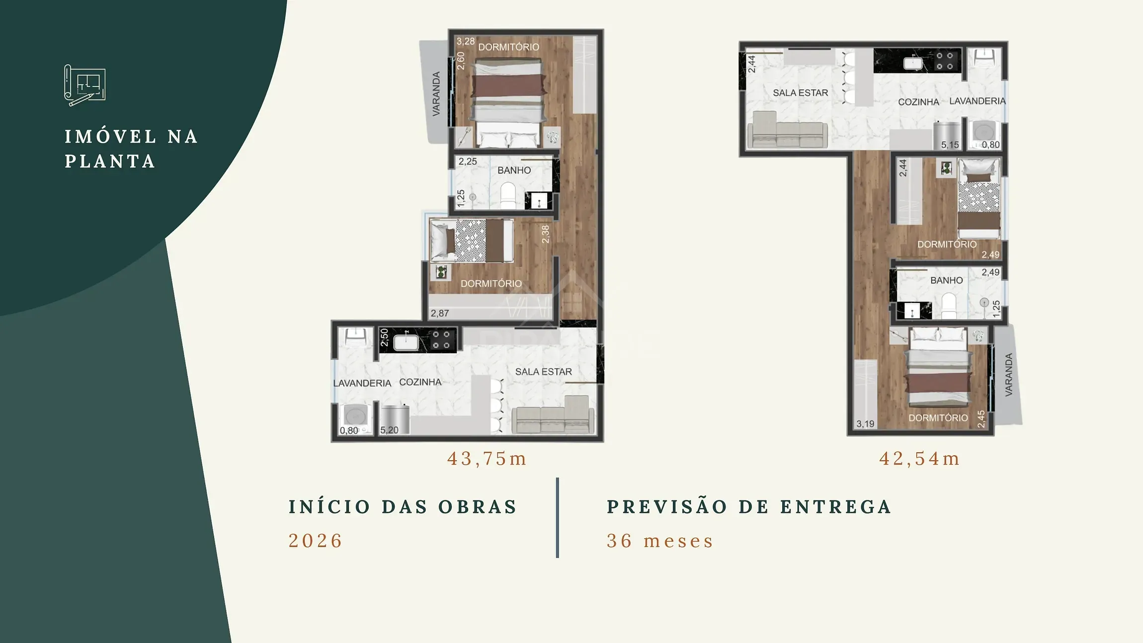 Apartamento, 2 quartos, 43 m² - Foto 5