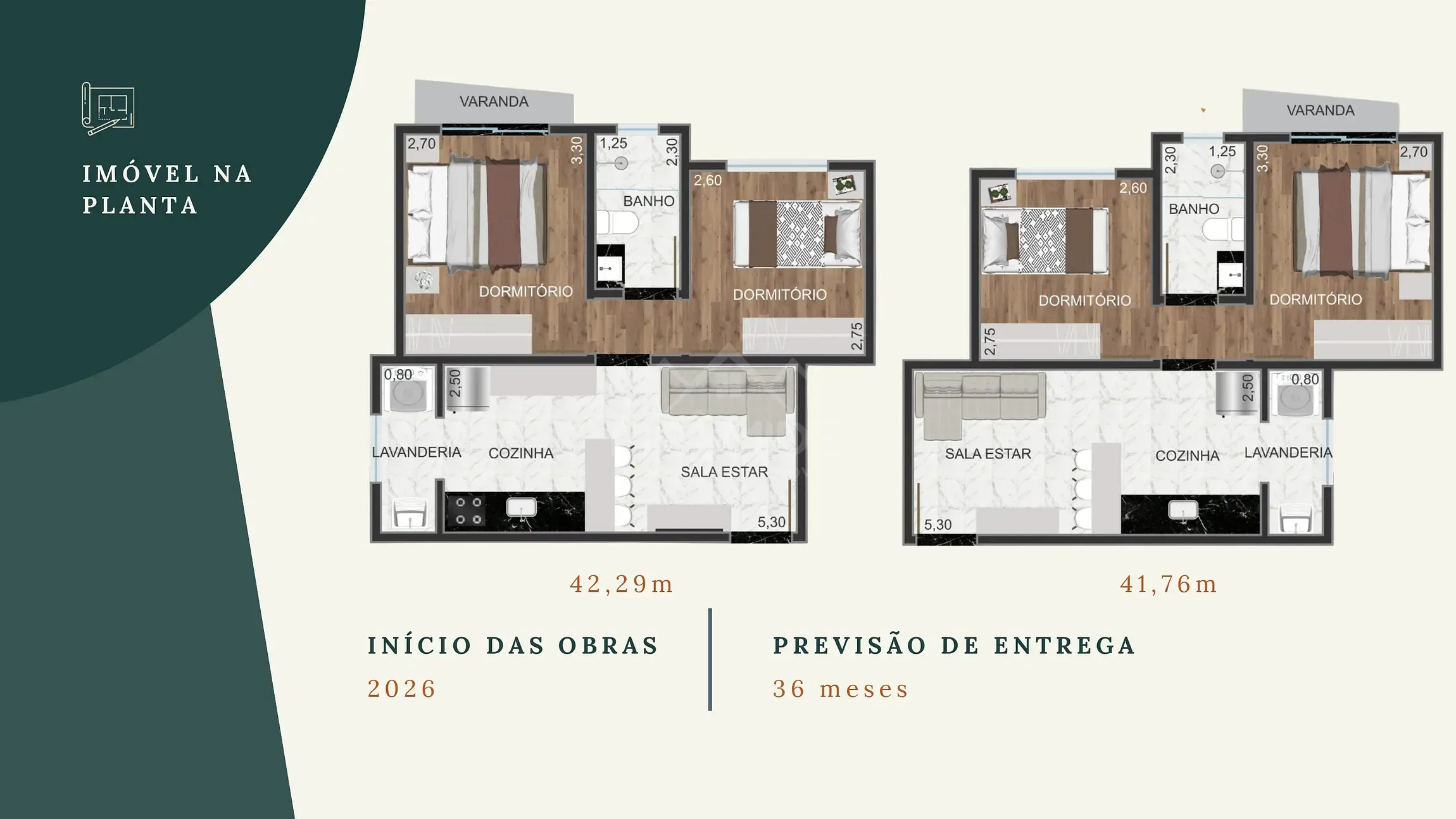 Apartamento, 2 quartos, 43 m² - Foto 6