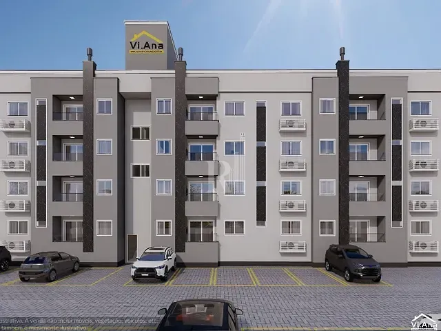 Apartamento 2 quartos e 2 banheiros, à venda, no bairro Santa Luzia em Tijucas